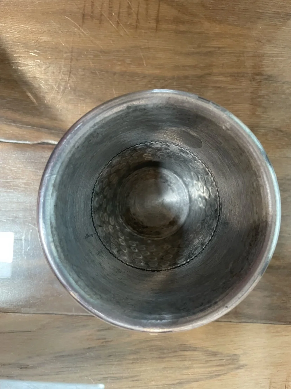 Stamped Metal Cup/Vase